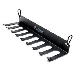 GoSports Rastrelliera per mazze da baseball e softball, contiene 16 mazze, montaggio a parete o a clip, nero