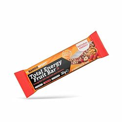 NAMEDSPORT SUPERFOOD Total Energy Fruit Bar with Real Fruits and Vitamins, Cranberries & Nuts Flavour, Box of 25 x 35g Bars