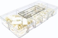 Mondo Nail Design 500-Tips French-White (Style 14) Tipbox, 1er Pack (1 x 500 pezzi)