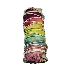Wholesale 7 Chakra Smudge Sticks, 4", 50 Pieces