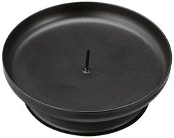 Nextday Catering Equipment Supplies nev-pch7 Pilar Vela soporte, 75 mm de diámetro, color negro