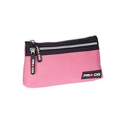 PRODG Pink-Flat Pencil Case, Pink, 22 x 12 cm