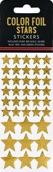 Colour Foil Stars Sticker Set (6 Different Sheets of Stickers!), 2 1/2 x 7 1/8