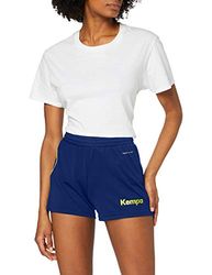 Kempa Curve Short di Set, Donna, Donna, 200306809_XXL, Blu Profondo/Giallo Fluo, XXL