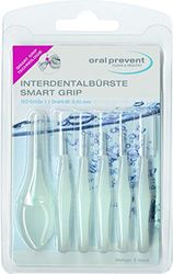 Oral Prevent Smart Grip Spazzolino Interdentale 0,45 mm Bianco, 1 Confezione da 6 Pezzi