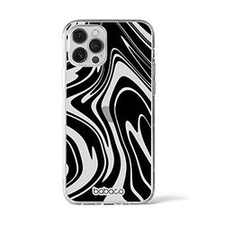 ERT GROUP mobiltelefonfodral för Iphone 12 PRO MAX originalt och officiellt licensierat Babaco mönster Doodle 001 optimalt anpassad till formen på mobiltelefonen, gedeeltelijk transparant