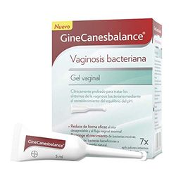 GINE-CANESTEN Canesbalance Vaginosis Bacteriana, Gel Vaginal, una Ayuda contra los Síntomas de la Vaginosis Bacteriana, 7 Tubos