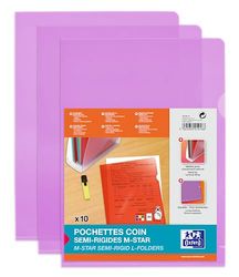 Elba M Star 100206711 Transparent Wallets PVC Hard Film 0.15 mm Purple