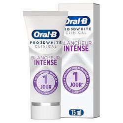 Dentifrice Oral-B Pro 3D White Clinical Bianco intenso Bianco Brillante 75 ml