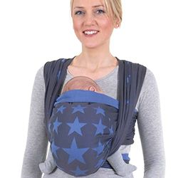 HOPPEDIZ® Porte-bébé Los Angeles bleu 5.40 m