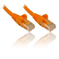 PremiumCord Câble Patch, CAT6, UTP, Ethernet, LAN, Rapide, Flexible et Durable RJ45 1Gbit/s Câble, AWG 26/7, Câble en Cuivre 100% CU, Orange, 3m