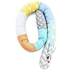 BabyJem 1115332 Chenille Coussin de positionnement pour bébé, Multicolore, 1 pièce