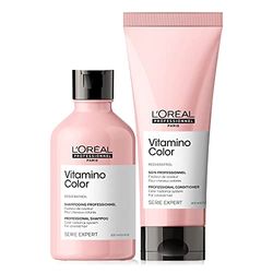L’Oréal Professionnel Vitamino Color Shampoo & Conditioner Colour Protection and Shinier Hair For Coloured Hair stronger hair 300ml, 200ml