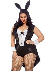 Leg Avenue Tuxedo Bunny Plus, 3X-4X, Black, White, 0.3 kg