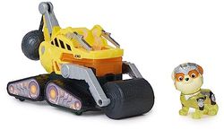 Paw Patrol, Tematiserade Paw Patrol Rubble Bulldozer: Superfilmen, med ljus och ljud, Paw Patrol spel för barn och flickor, 3+ år