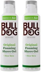 BULLDOG SKINCARE - Original Foaming Shave Gel | Smooth and conditioning | 200 ml (Pack of 2)