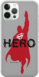 ERT GROUP mobiltelefonfodral för Iphone 12/12 PRO originalt och officiellt licensierat DC mönster Superman 038 optimalt anpassad till formen på mobiltelefonen, fodral tillverkad av TPU-plast