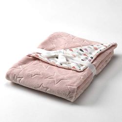Textiles Mora Manta para Bebé Baby Galaxy - Mini Cuna 80X110Cm - Rosa - Mantas, unisex