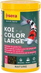 serakoi Color Large 1 L | Aliment spécial Couleurs Naturel, pour Une Grande longévité des koïs à partir de 25 cm | granulés flottants 1.000 ML