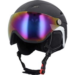 CMP - Casque de ski Wa-2 avec visière, Noir, M