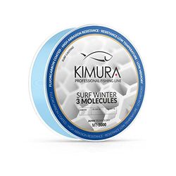 KIMURA Surf Winter 3 Molecules, MONOFIL wędkarski Unisex Dorosły, Niebieski, 0.16