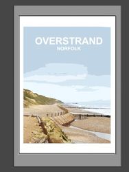 Overstrand Norfolk Notebook: Blank lined Notebook, Journal, Gift Book, Planner Cromer Norfolk