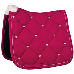 HKM Sweet Valentine 3971 Tapis de selle Rose/argenté