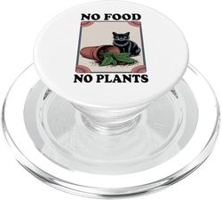 Sin Comida Sin Plantas Planta Gato Plantas Gatito Amante PopSockets PopGrip para MagSafe