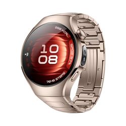 HUAWEI WATCH 5, 42mm Smartwatch, Multi-sensing X-TAP, Health MOT, Real-Time Fingertip Blood Oxygen, up to 7 Days Battery Life, eSIM, 904L Stainless Steel, iOS & Android, Gold