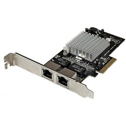 StarTech.com Tarjeta Adaptador de Red PCI Express PCI-E Gigabit Ethernet con 2 Puertos RJ45 de 1Gbps y Chipset Intel® i350