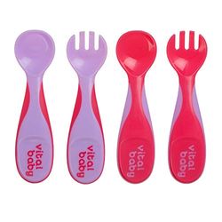 Vital Baby Nourish Chunky Cutlery Set, Fizz