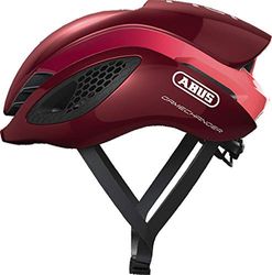 ABUS GameChanger Casco ciclismo - Casco da bici aerodinamico con ventilazione idonea per uomo e donna - Rosso, Taglia M