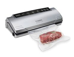 CASO VC 10 - Envasadora al vacío doméstica compacta - Maquina al Vacio de Alimentos - Costura de soldadura de 30 cm de largo y estable - Aplicación gratuita Food Manager - plateado