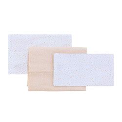 Be ttlaken voor kinderbed, 3 stuks (kinderbed 70), 120 x 180 cm, perzik