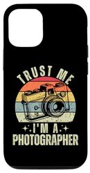 Carcasa para iPhone 12/12 Pro Fotografía retro vintage Trust Me I'm a Photographer Funny