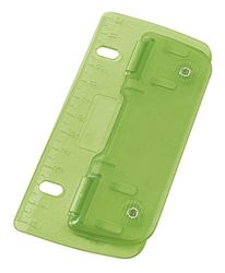 Wedo Perforateur de poche en plastique 2 trous Vert Pomme