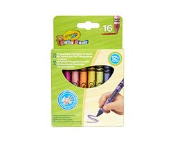 Crayola Mini crianças, rayons Maxi, forma triangular, 16 peças, adequado para crianças a partir de 12 meses de idade, 16 cores diferentes, 52-016 T
