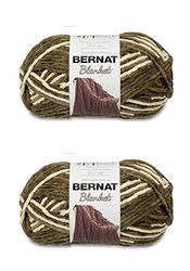 Bernat Coperta di muschio di raccolta, 2 confezioni da 300 g, poliestere, 6 super ingombranti, 220 m, maglia e uncinetto