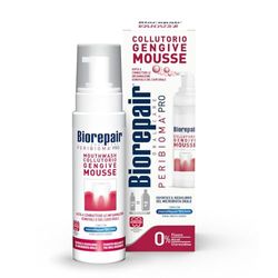 Biorepair, Peribioma™ Mousse Enjuague bucal, para higiene bucal, enjuague bucal para encías inflamadas, antibacteriano, reparador de esmalte, formato 200 ml