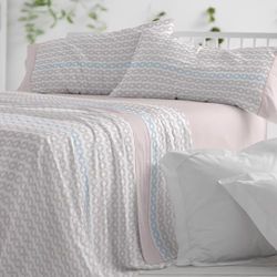 Burrito Blanco | Juego de sábanas | Cama de 90cm. (+Medidas Disponibles) | Diseño 542 | Color Nude (90x190/200cm.)