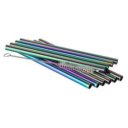 APS 93393 - Cannucce in acciaio INOX 18/8, 0,8 cm x 15 cm, 11 pezzi