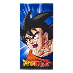 Asciugamano per bambini di Dragon Ball - Multicolore - 70 x 140 cm - Realizzato in 100% poliestere da 240 gsm - Asciugamano piccolo - Stampa Goku - Prodotto originale progettato in Spagna