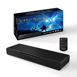 Panasonic SC-HTB01EG - Altavoz para PC Gaming 2.1 All-In-One con Subwoofer Integrado (USB, Audio Alta Resolución, 80 W, 3D Sound, Dolby Atmos, DTS:X, Bluetooth, Transmisión 4K, HDMI) Negro