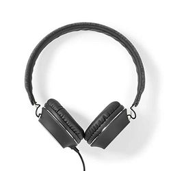 Bedrade On-ear Koptelefoon - 3,5 mm - Kabellengte: 1.20 m - Antraciet/Zwart