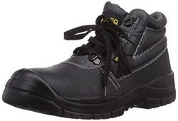 Proteq - Stahlkappe, Scarpe antinfortunistiche da unisex adulto, nero(schwarz (schwarz 00)), 44