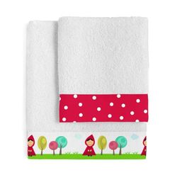 HappyFriday Juego de Toallas Mr Fox Grandma Multicolor 2 Piezas