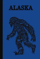 Alaska Journal | Haida Art Sasquatch - Blue