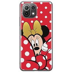 ERT GROUP mobiltelefonfodral för Xiaomi 11 LITE 4G/5G originalt och officiellt licensierat Disney mönster Minnie 015, fodral tillverkad av TPU-plast