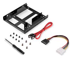 sonero® kit de cadre de montage SSD, 2x SSD 2,5" à 3,5" incl, accessoires