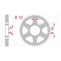 Dc 16401-40 Corona Acciaio